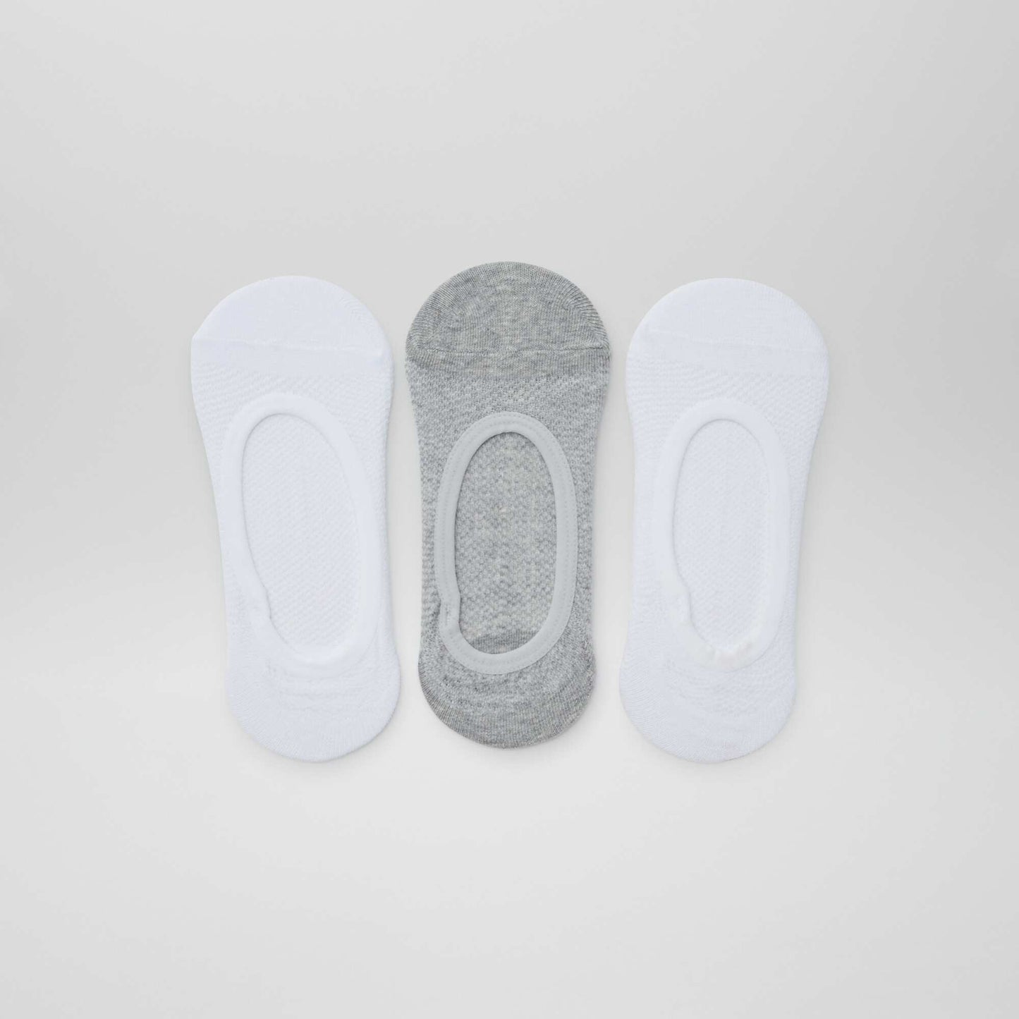 Pack de 3 pares de medias invisibles BLANCO