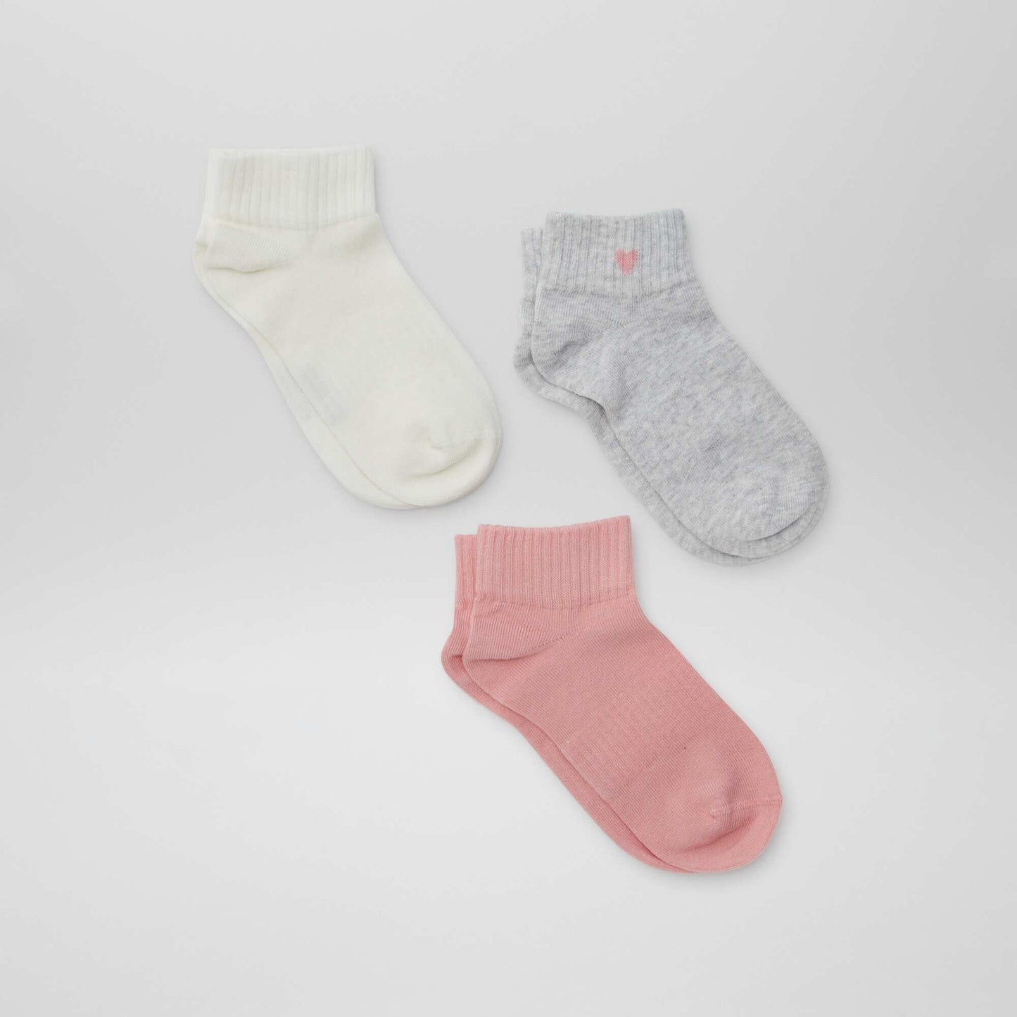 Pack de 3 pares de medias de deporte ROSA