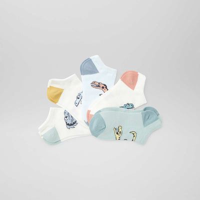 Pack de medias invisibles estampados VERDE