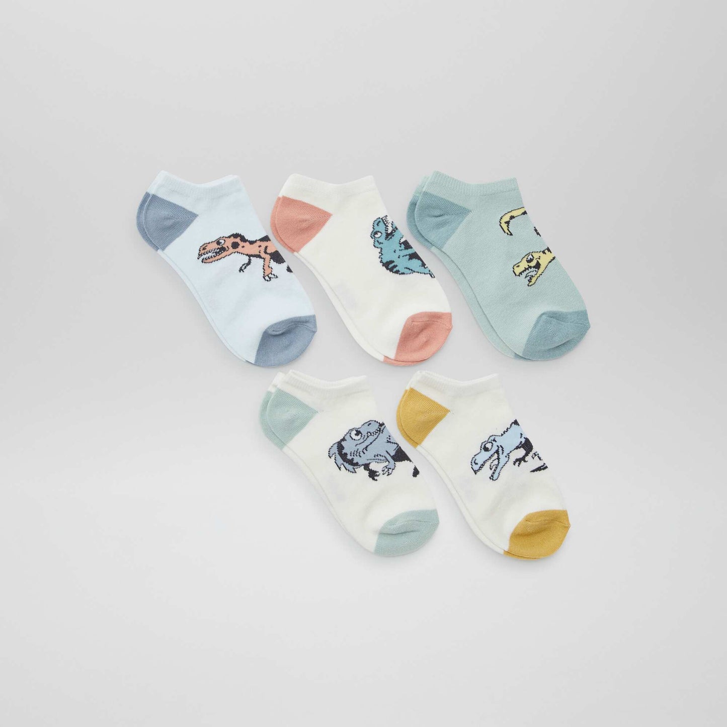 Pack de medias invisibles estampados VERDE