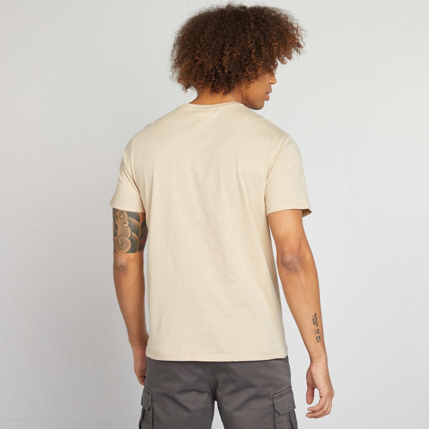 Camiseta con estampado de 'The Rolling Stones' BEIGE