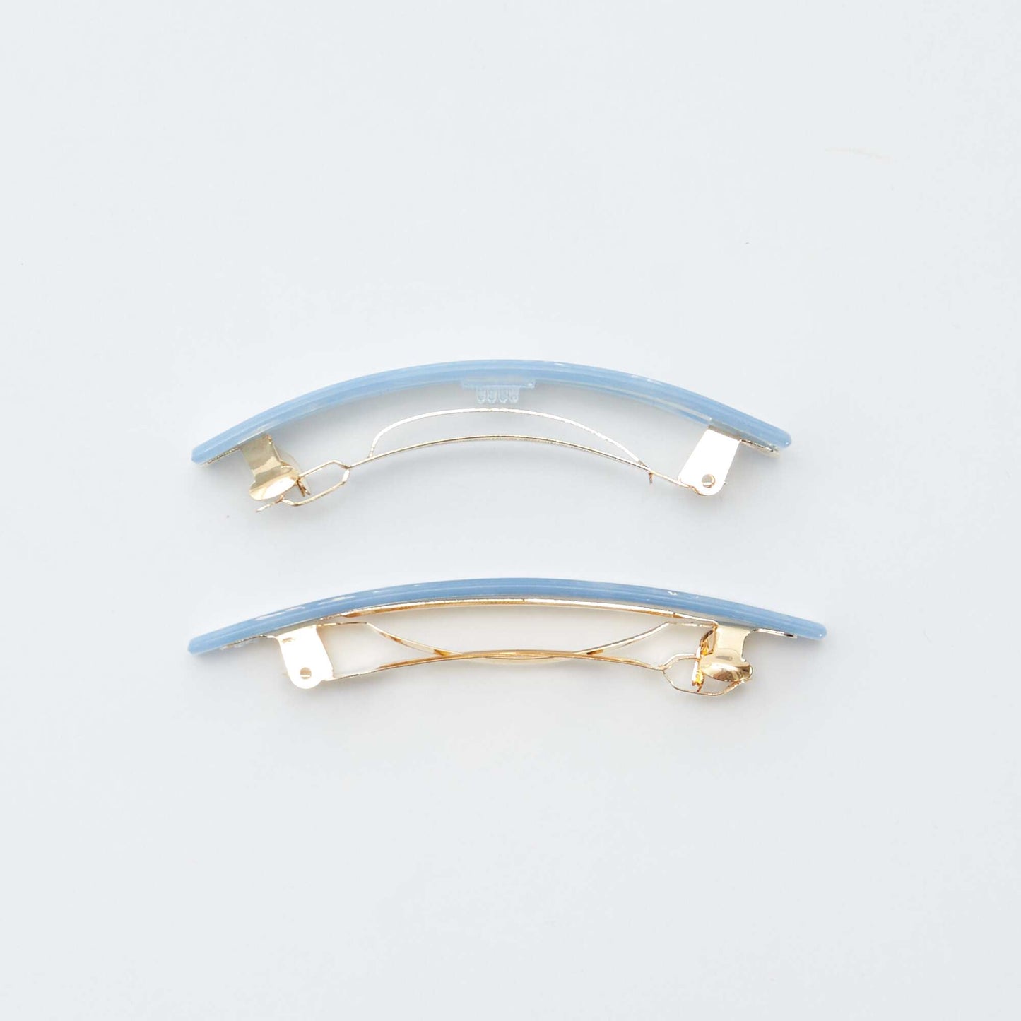 Pack de 2 horquillas efecto marmolado AZUL