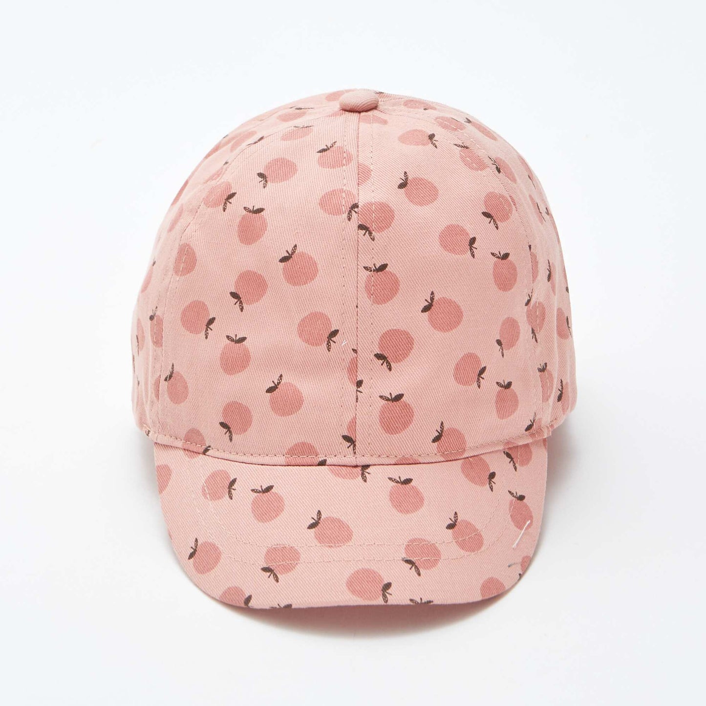 Gorra de tela con estampado ROSA