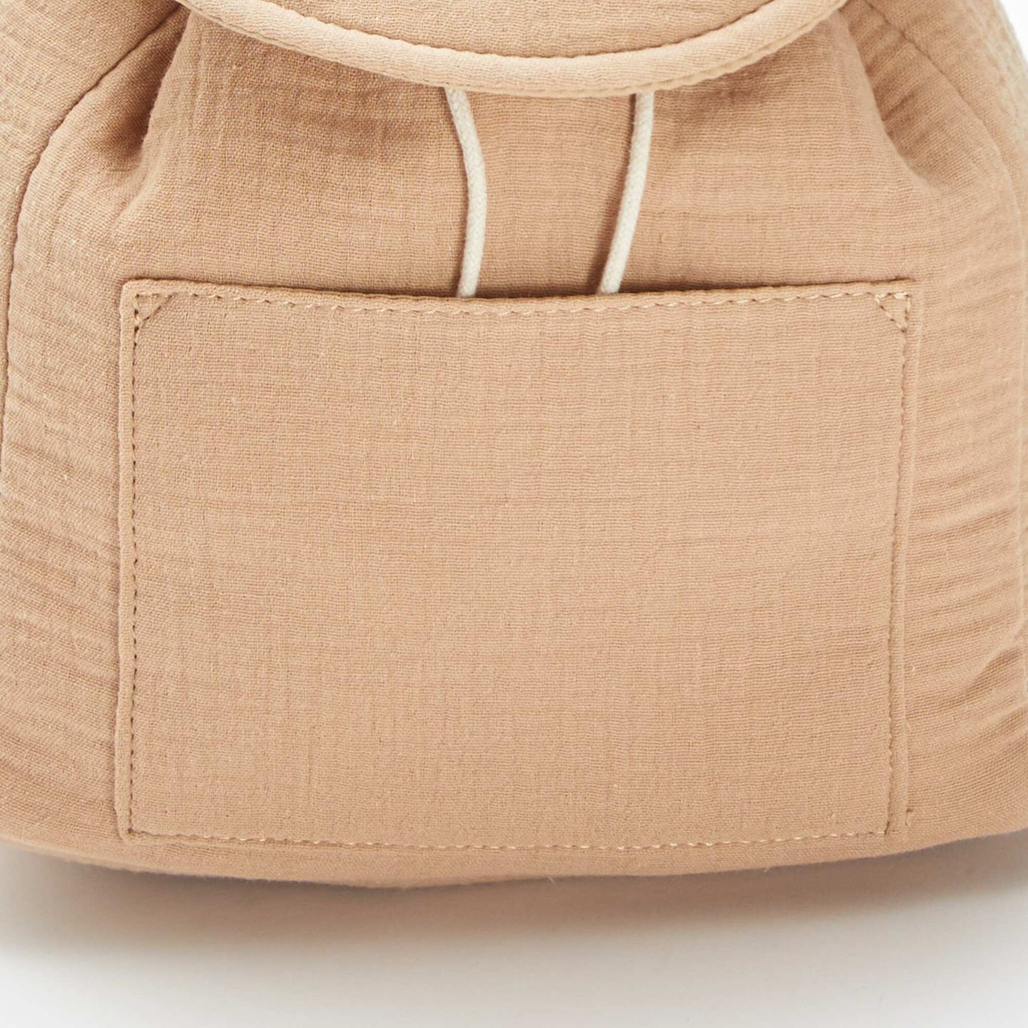 Mochila de gasa de algodón BEIGE