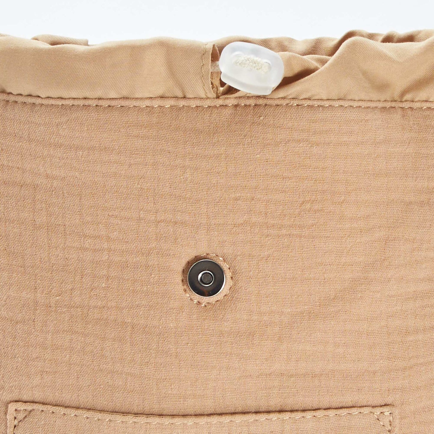 Mochila de gasa de algodón BEIGE