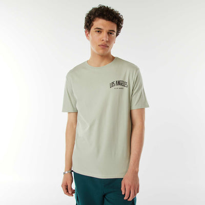 Camiseta con mensaje estampado VERDE