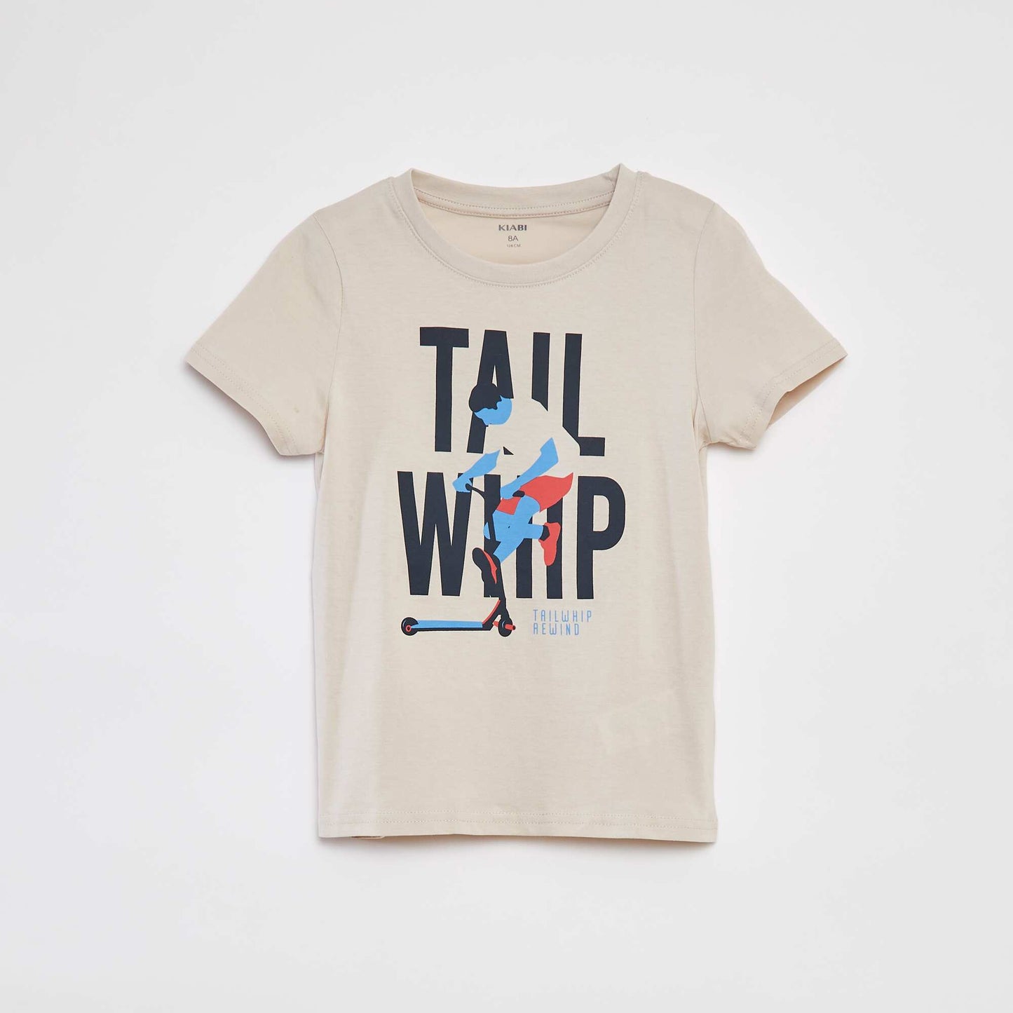 Camiseta estampada de manga corta GRIS