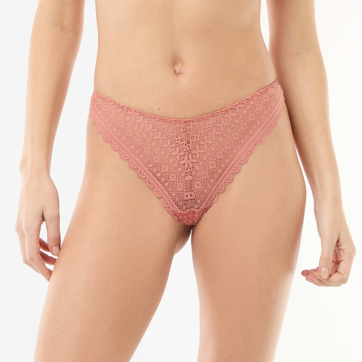 Tanga de encaje ROSA