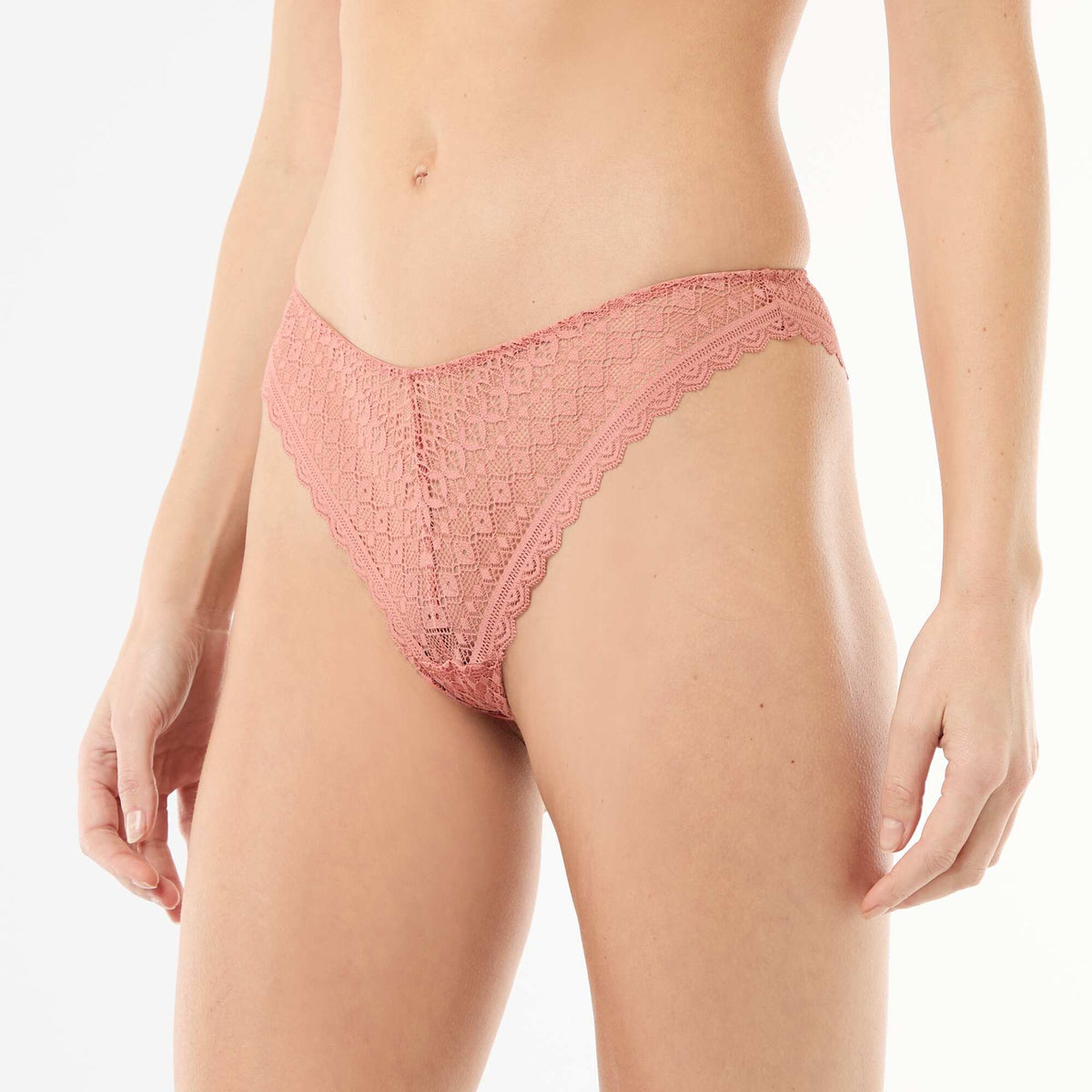 Tanga de encaje ROSA