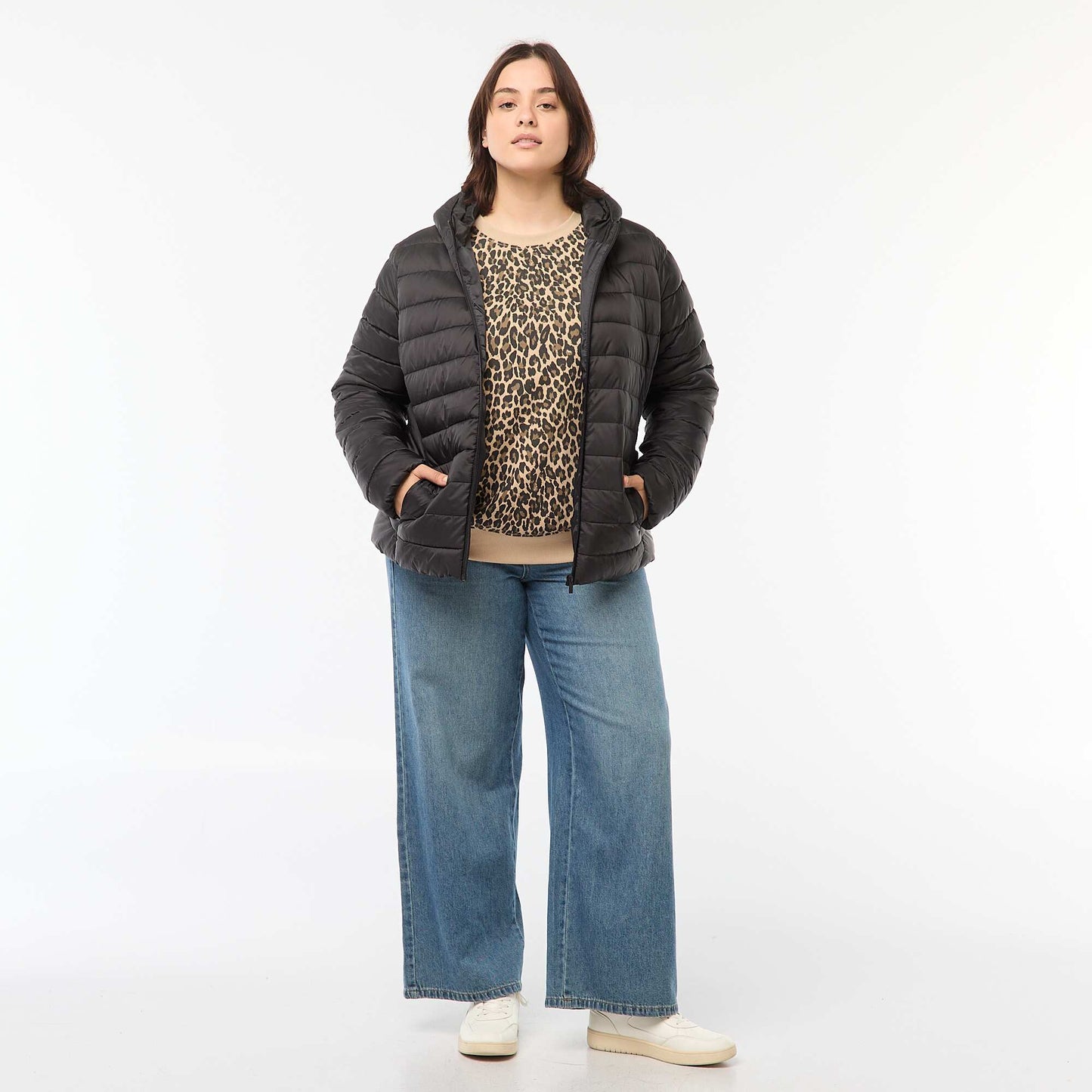Anorak acolchado impermeable NEGRO