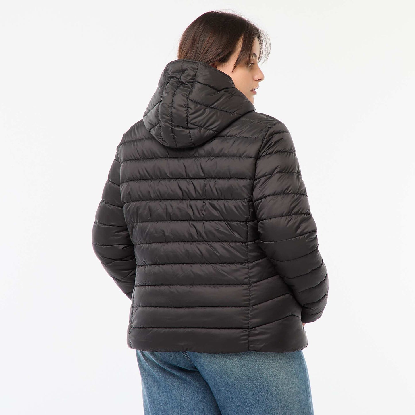Anorak acolchado impermeable NEGRO