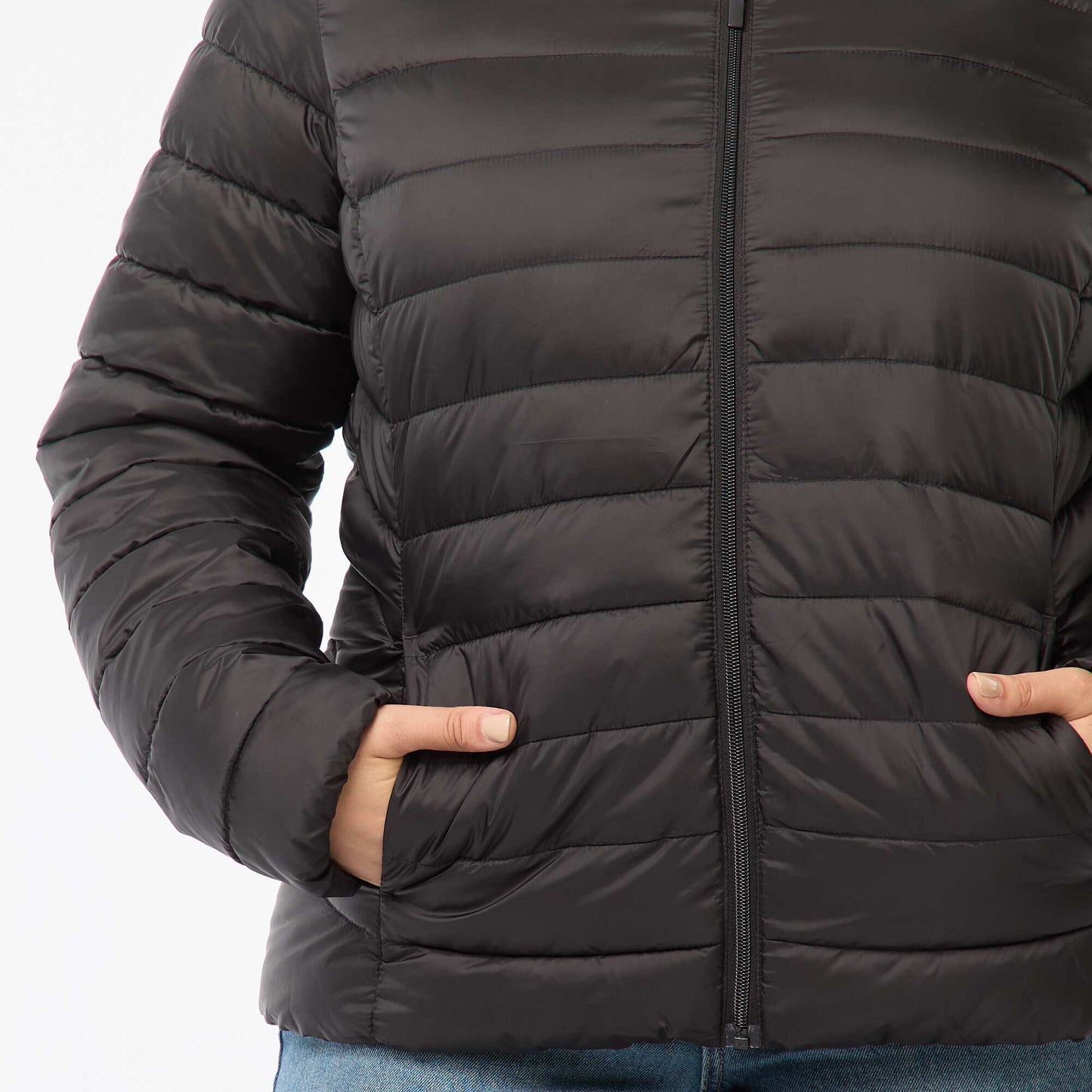 Anorak acolchado impermeable NEGRO