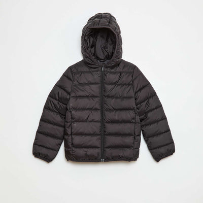 Campera ligera con capucha NEGRO