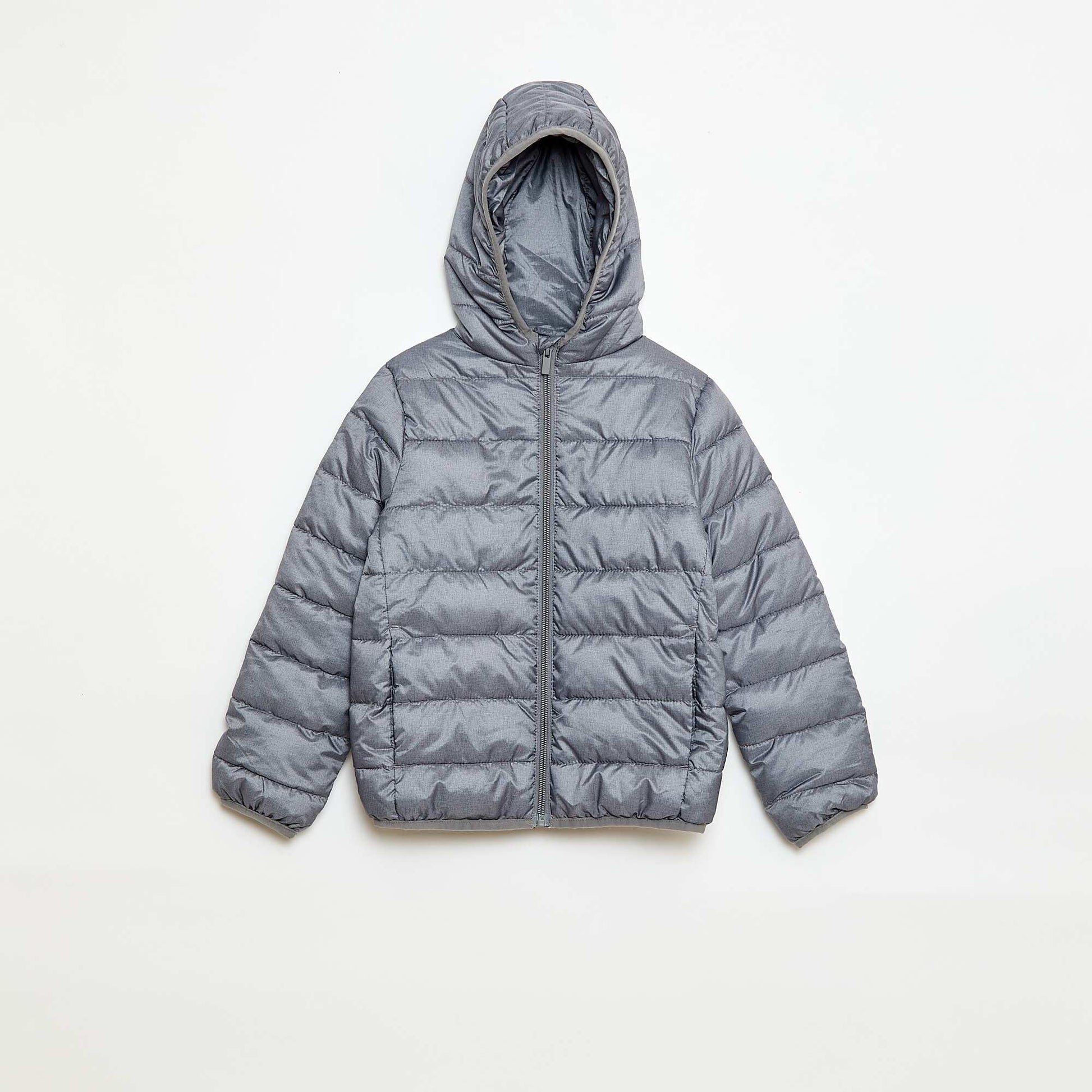 Campera ligera con capucha GRIS