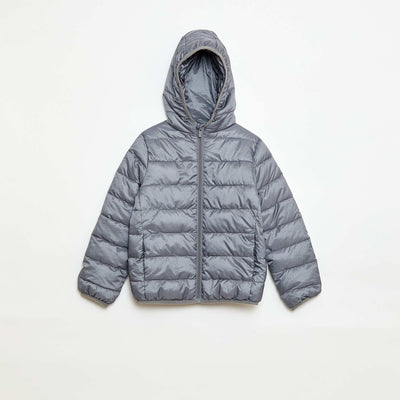 Campera ligera con capucha GRIS