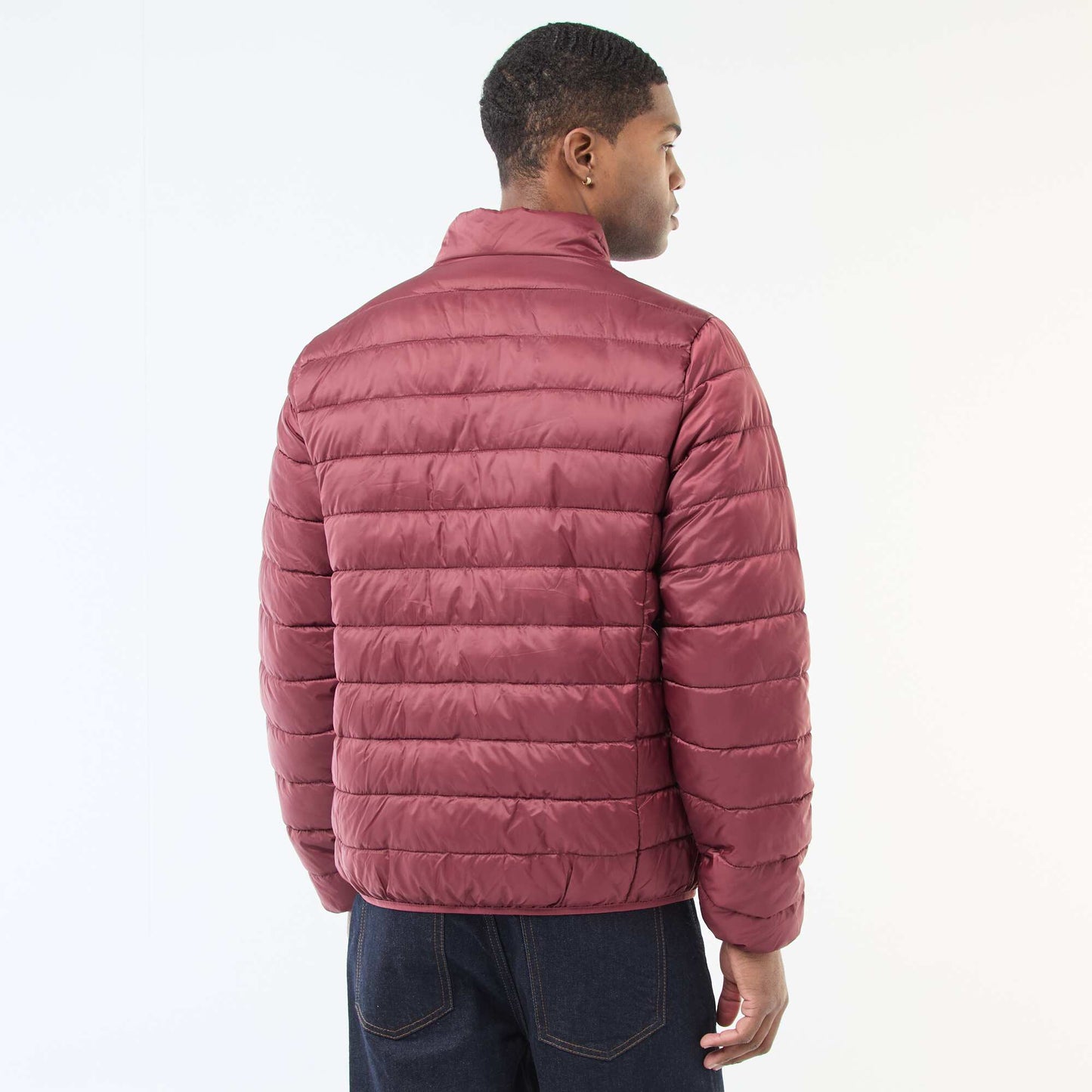 Anorak ligero acolchado liso ROJO