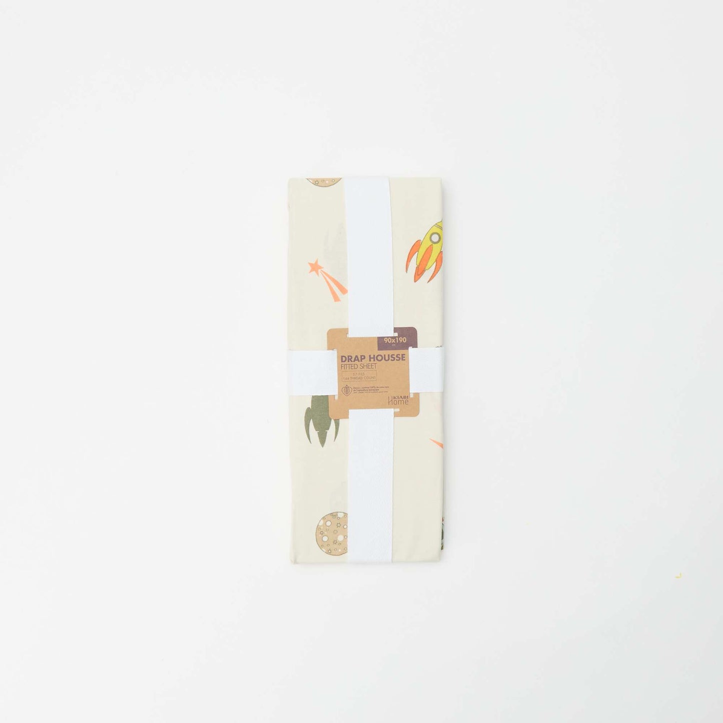 Sábana bajera 1 persona 90 x 190 de algodón - Kiabi Home BEIGE