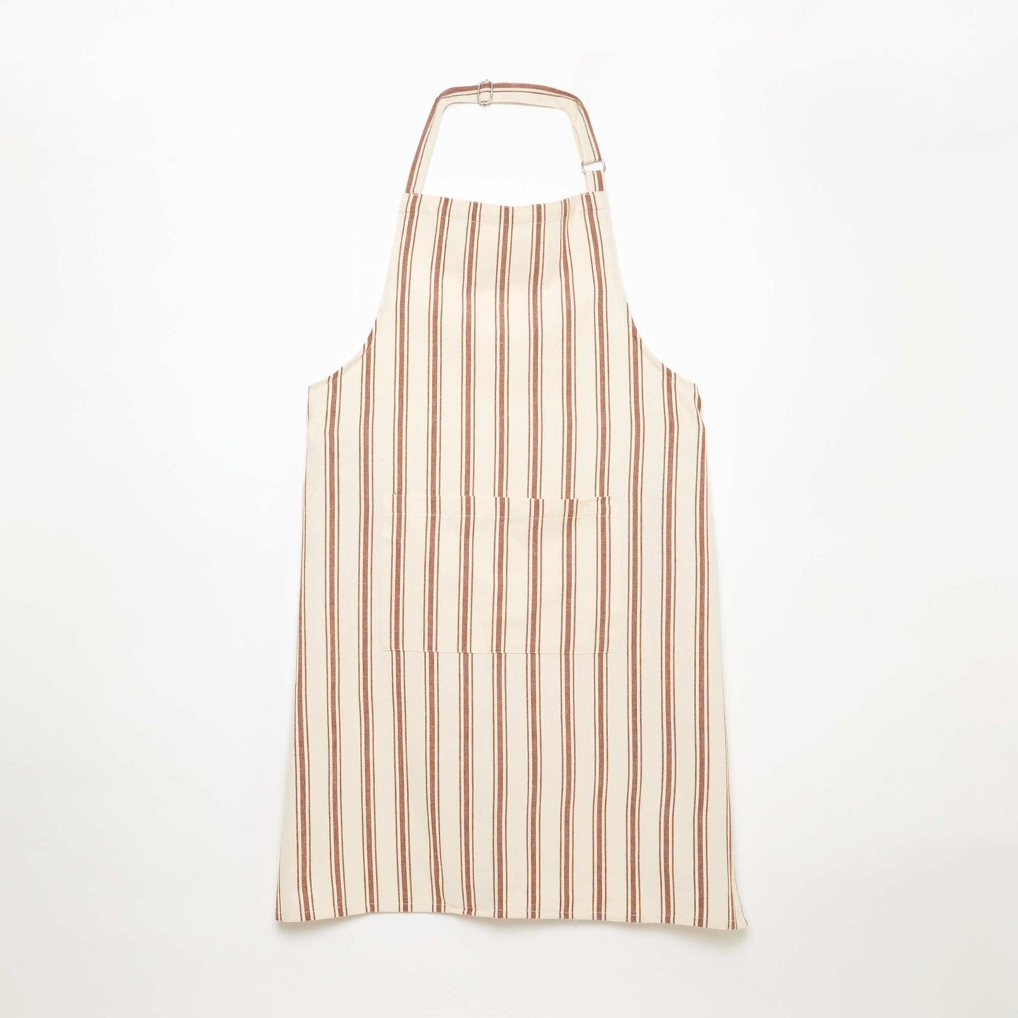 Delantal de cocina de algodón MARRON