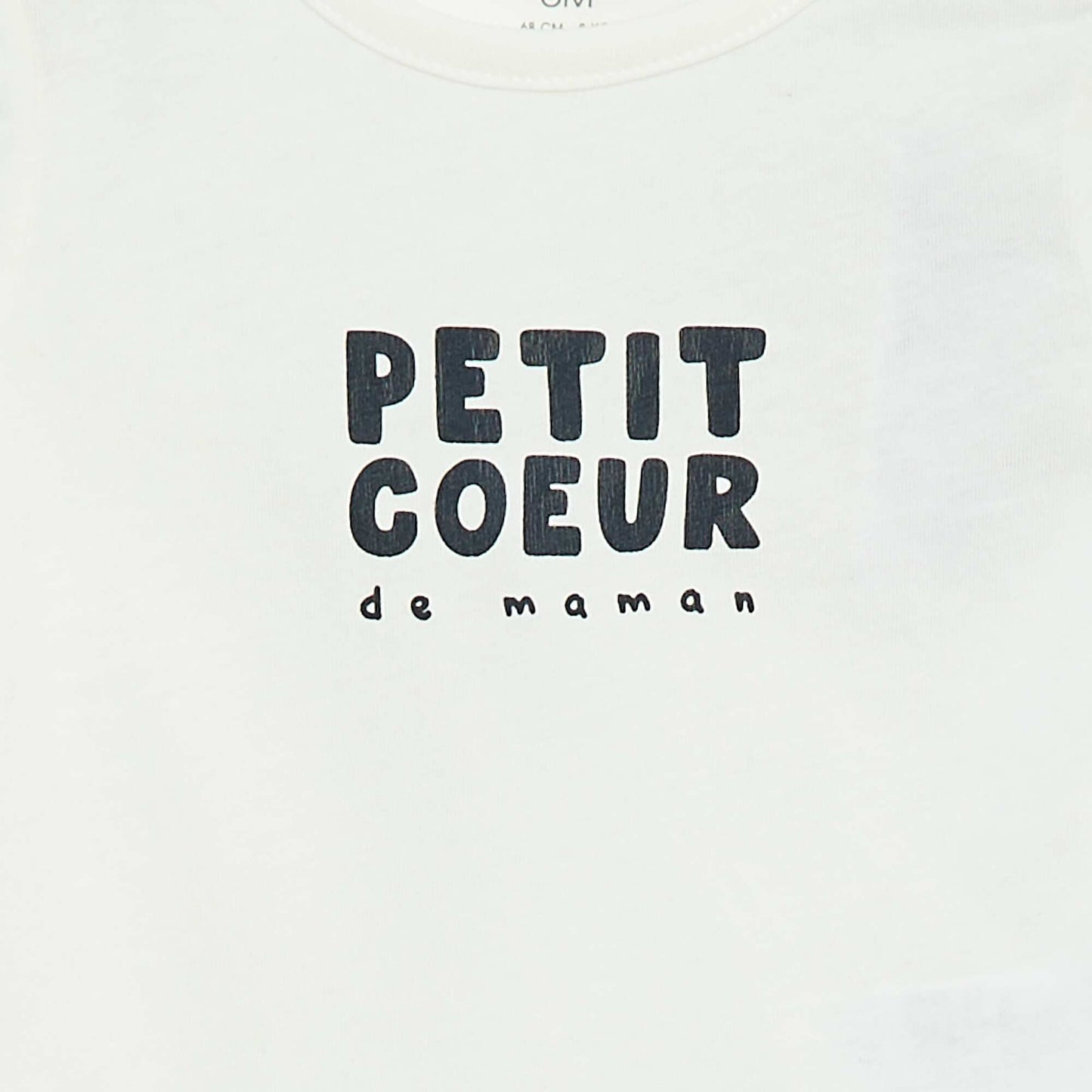 Camiseta estampada de manga larga BLANCO