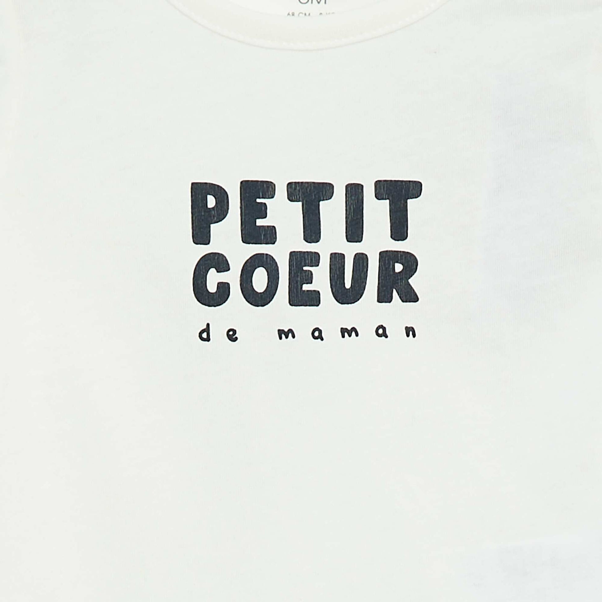 Camiseta estampada de manga larga BLANCO