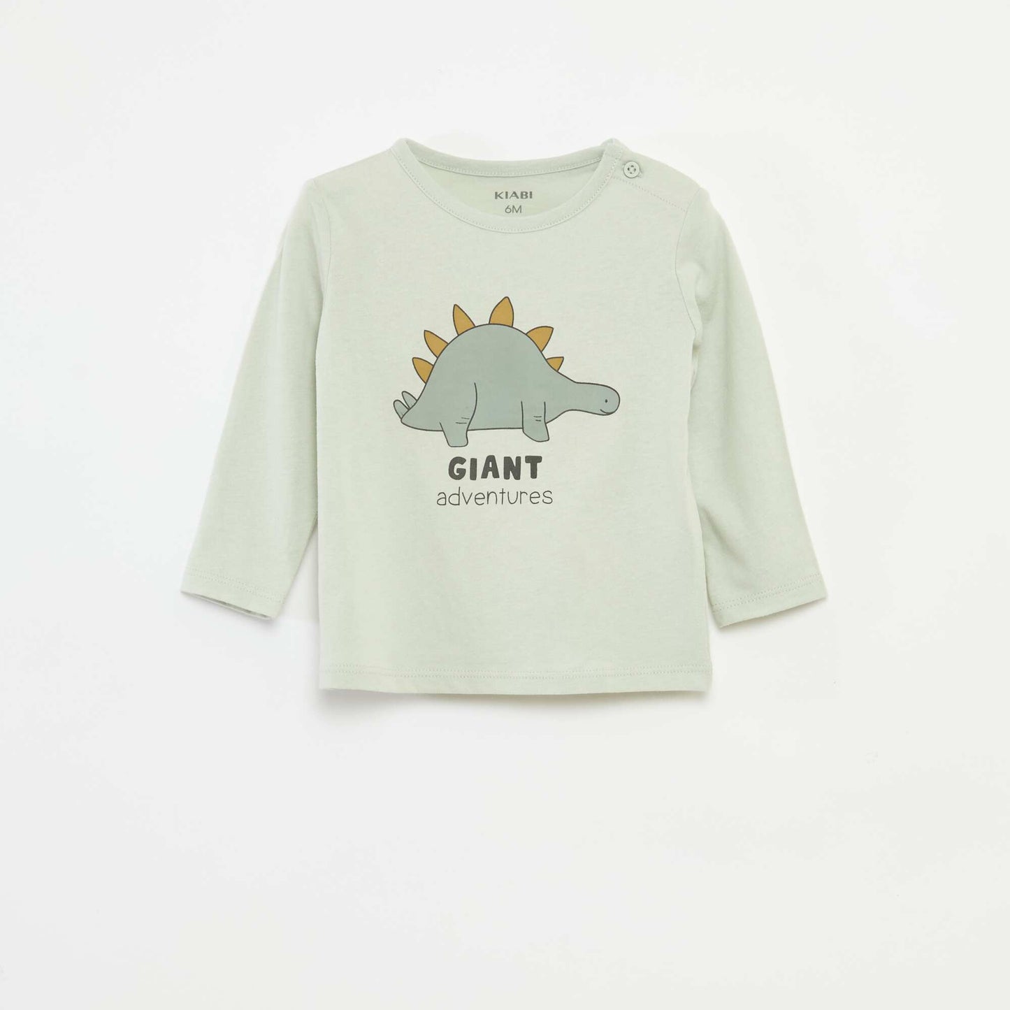 Camiseta de manga larga con adornos AZUL