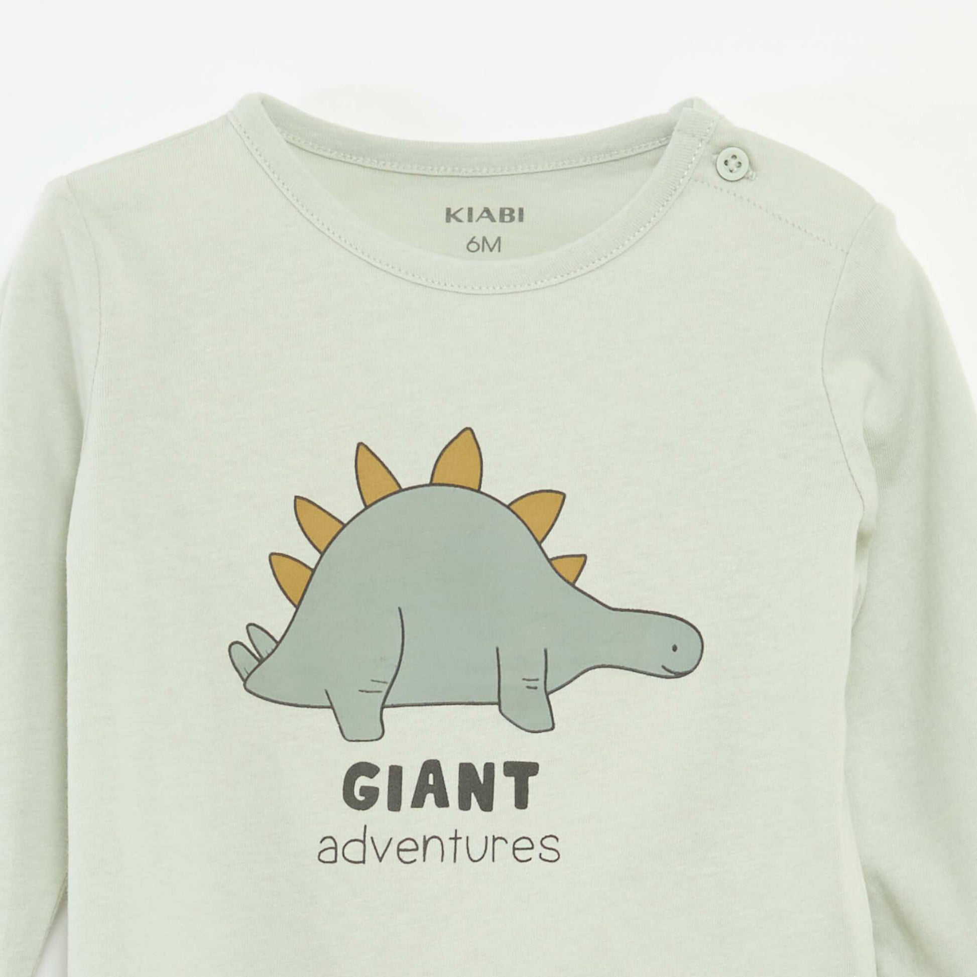 Camiseta de manga larga con adornos AZUL