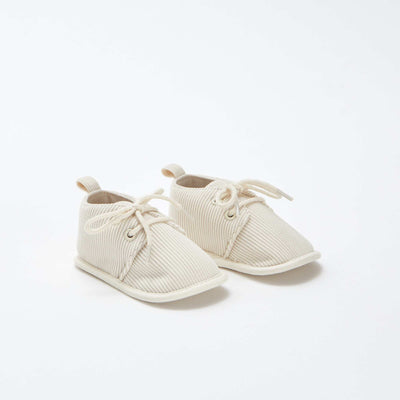 Zapatos de bebé con cordones BEIGE