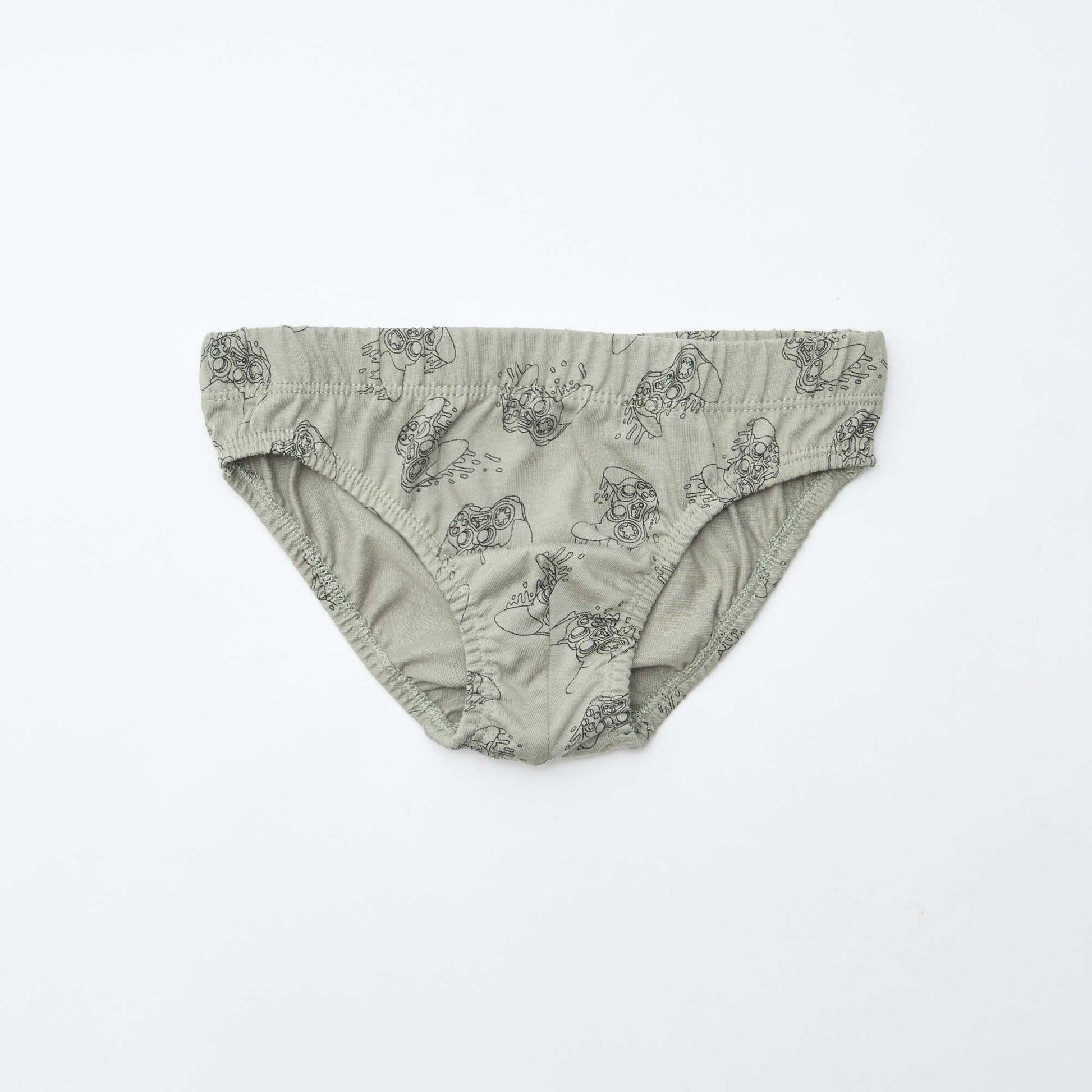 Pack de 7 slips estampados GRIS