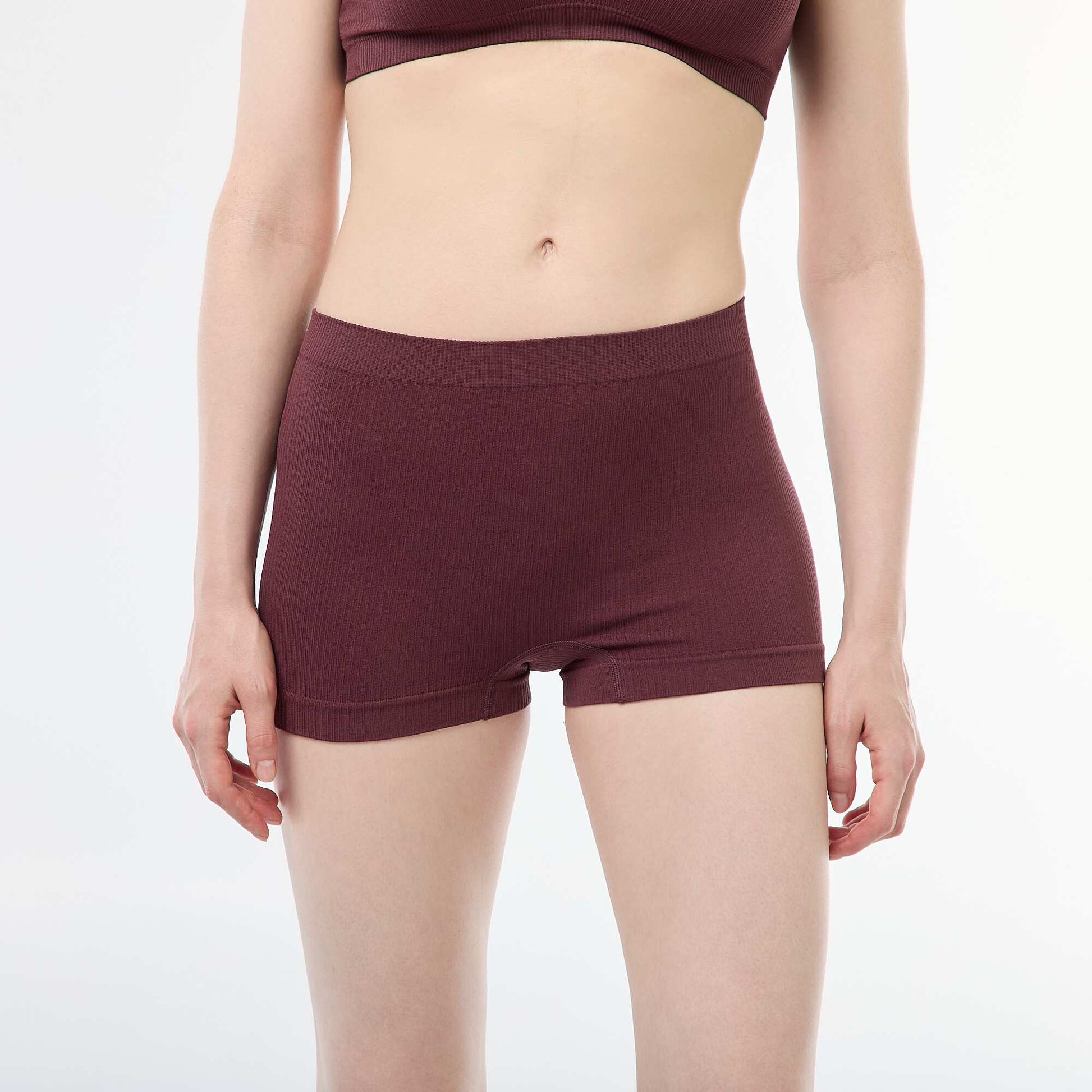 Pack de 2 shorties de punto canalé ROSA