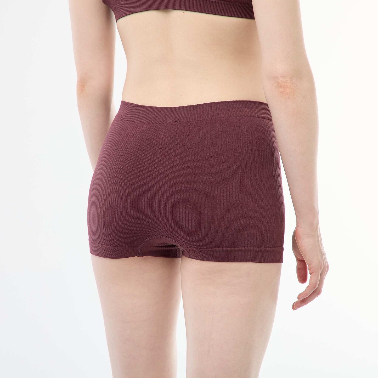 Pack de 2 shorties de punto canalé ROSA