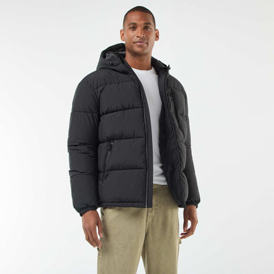 Campera acolchada lisa NEGRO