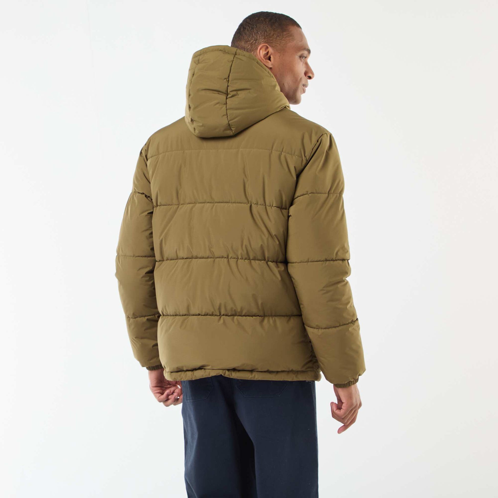 Campera acolchada lisa VERDE