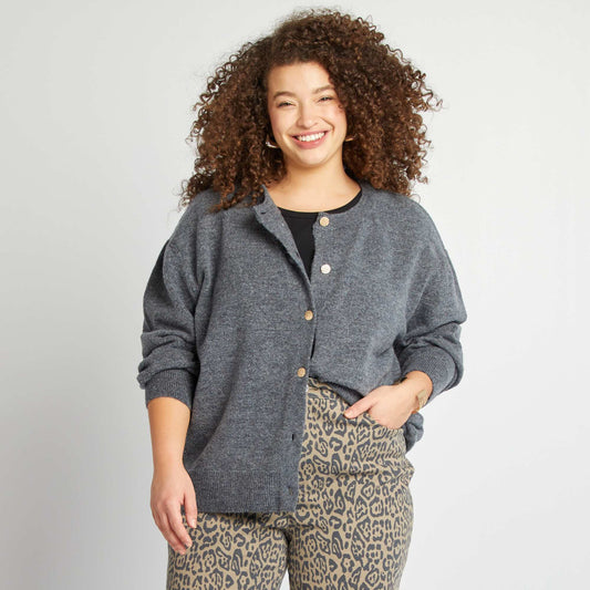Chaqueta de mezcla de lana GRIS