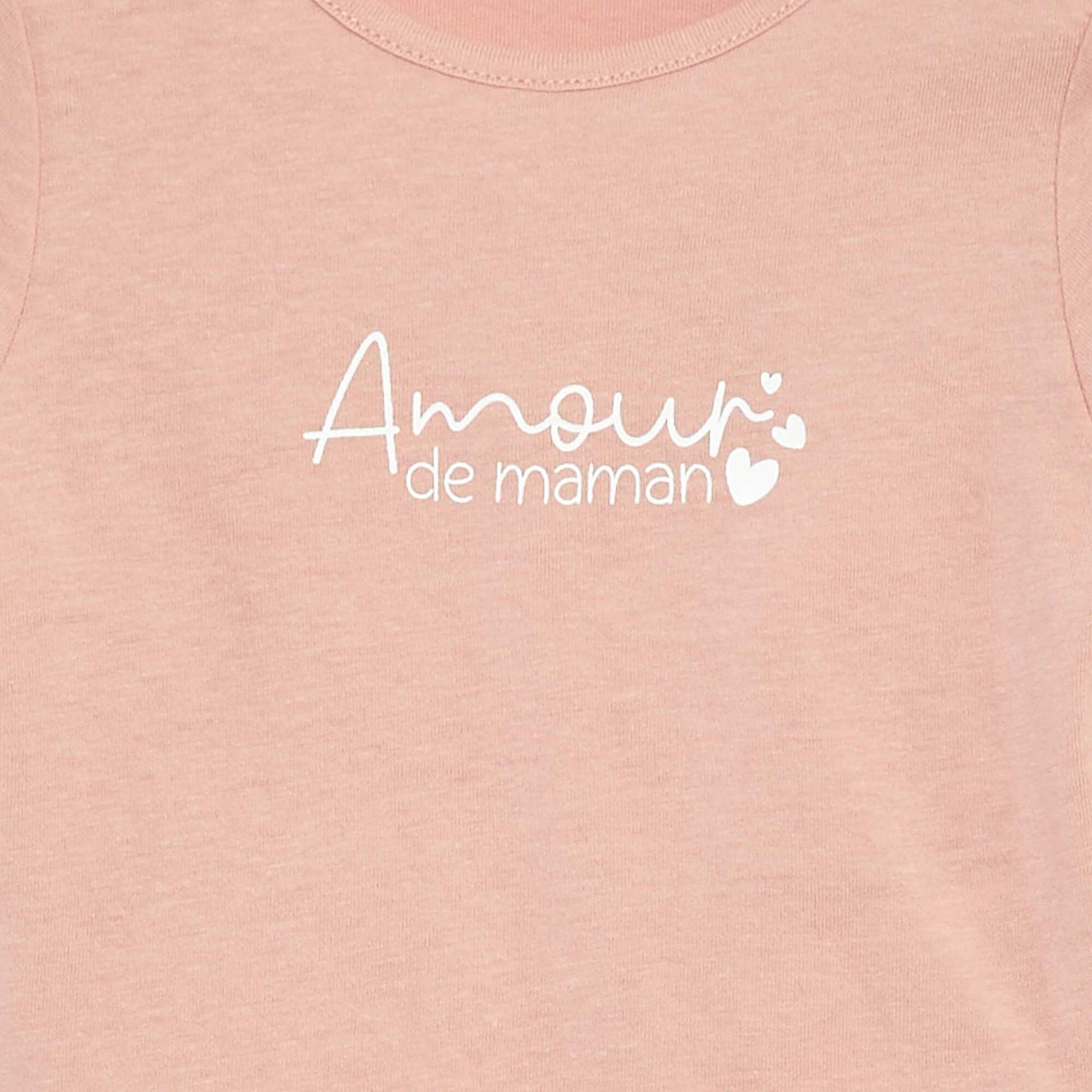 Camiseta de manga larga con estampado ROSA