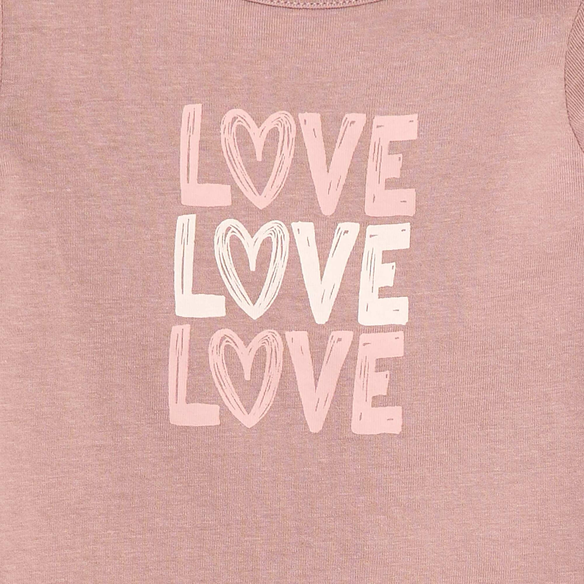 Camiseta de manga larga estampada ROSA