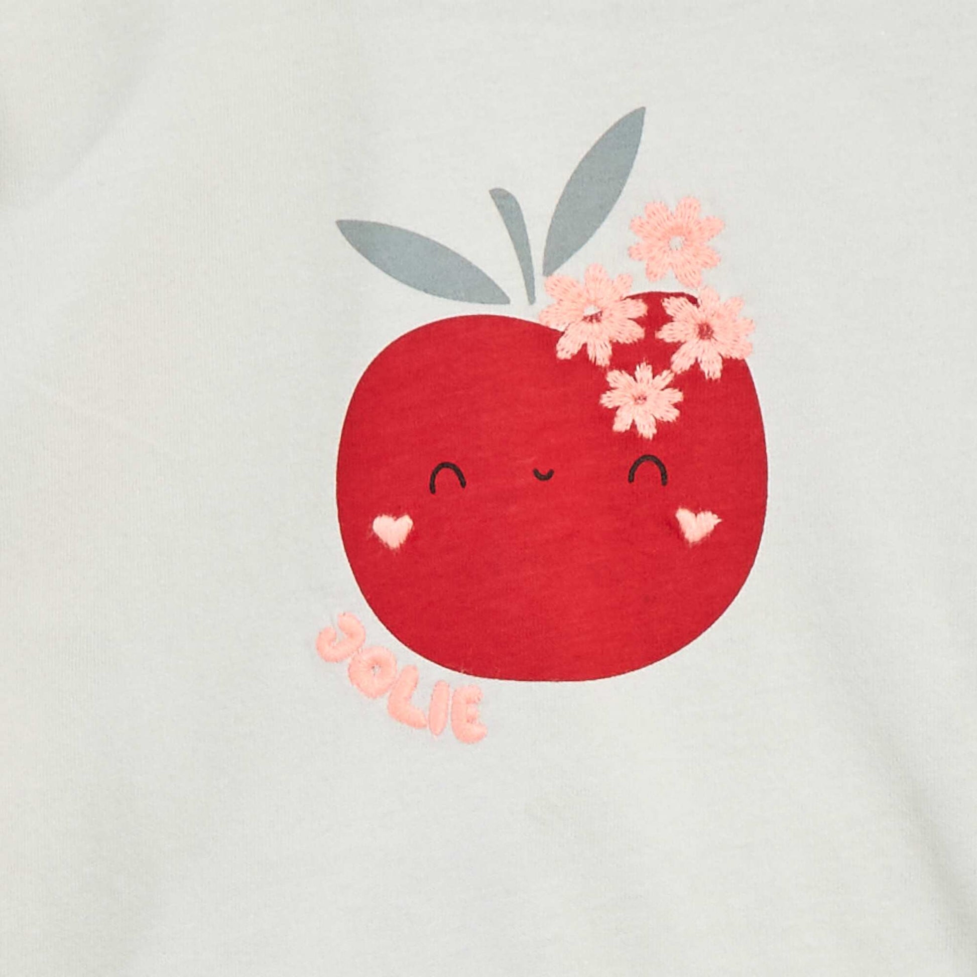 Camiseta de manga larga con adorno delantero VERDE
