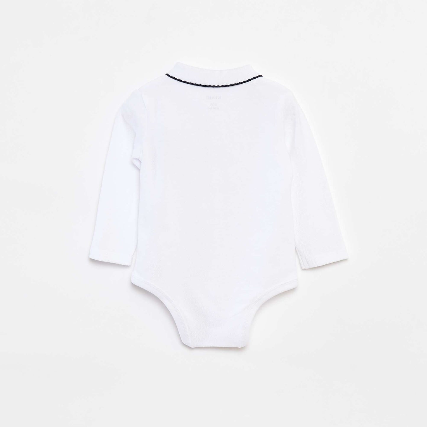Body tipo remera de manga larga BLANCO