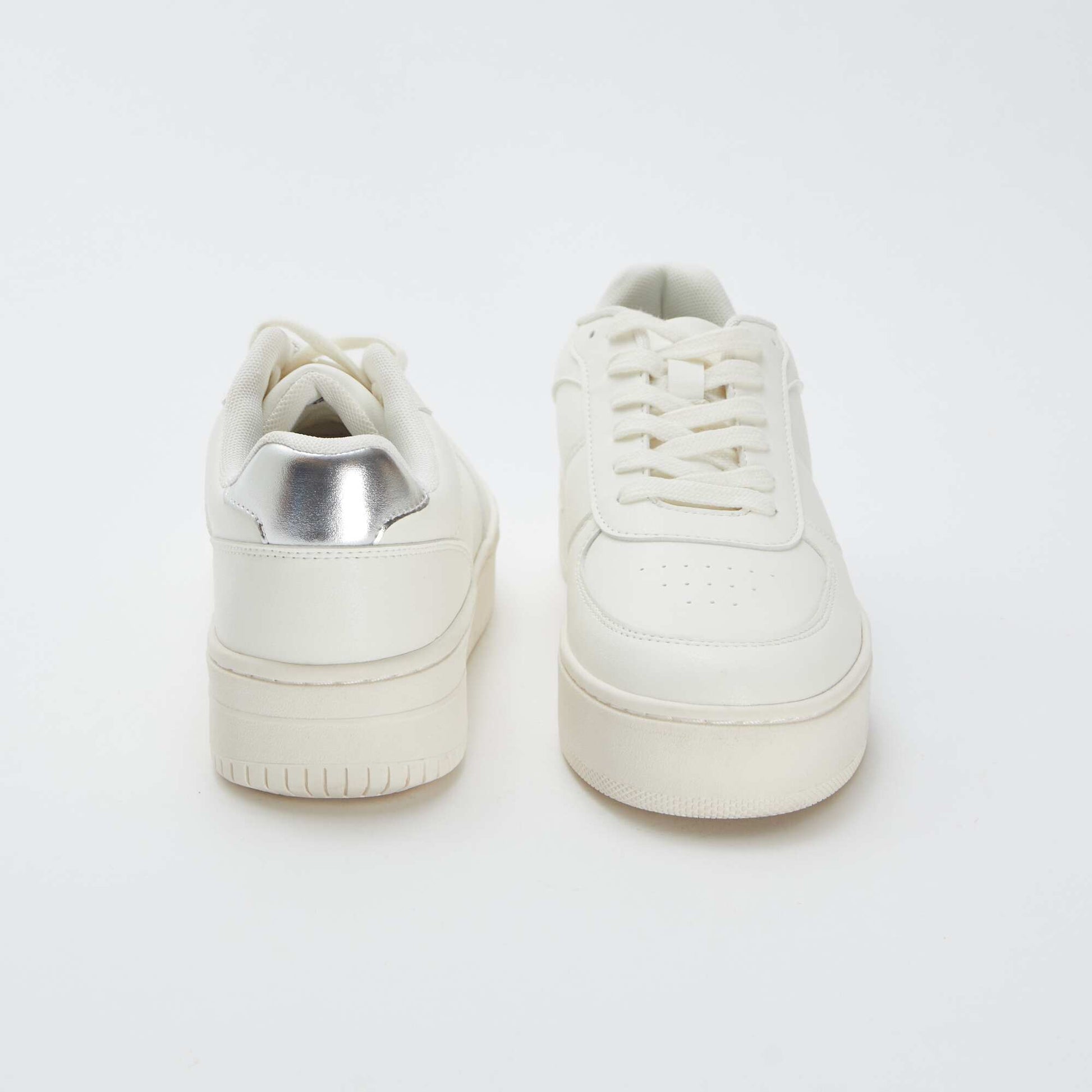 Zapatillas con plataforma BLANCO