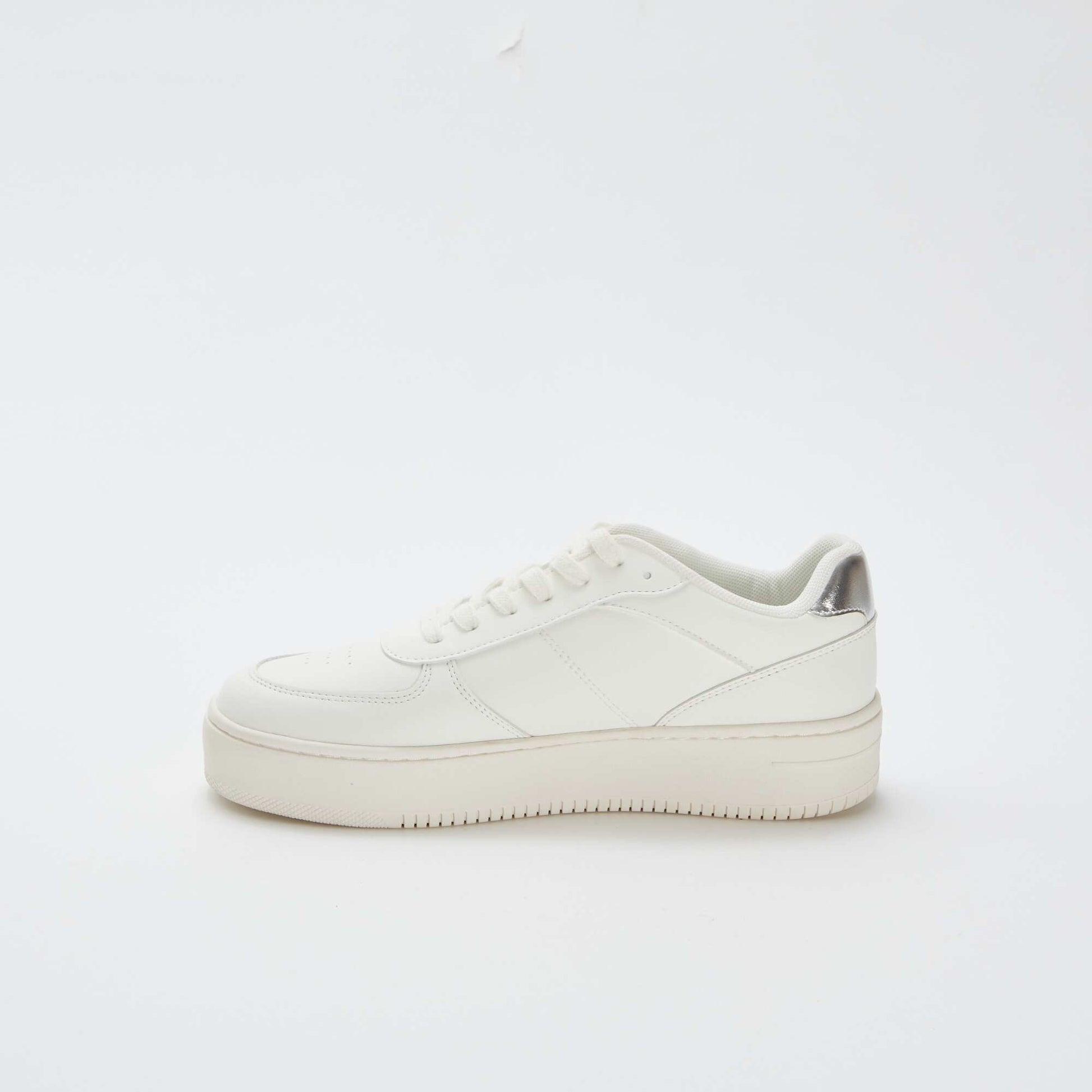 Zapatillas con plataforma BLANCO