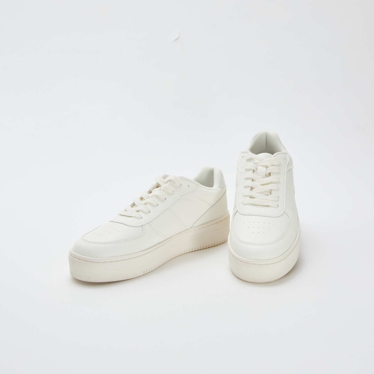Zapatillas con plataforma BLANCO