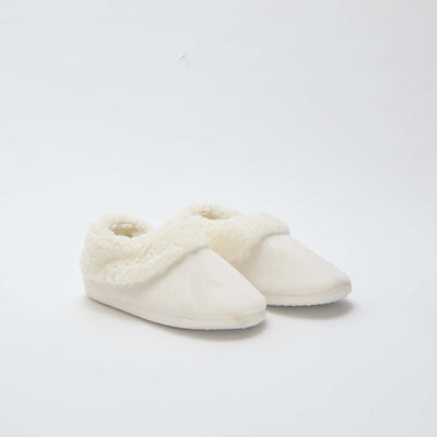 Zapatillas de estar por casa de ante sintético BEIGE