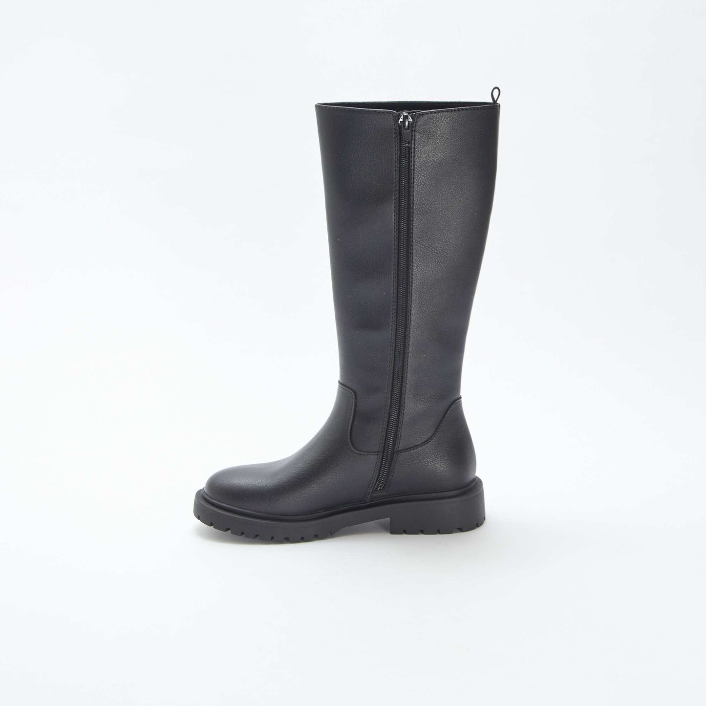 Botas altas de material sintético NEGRO