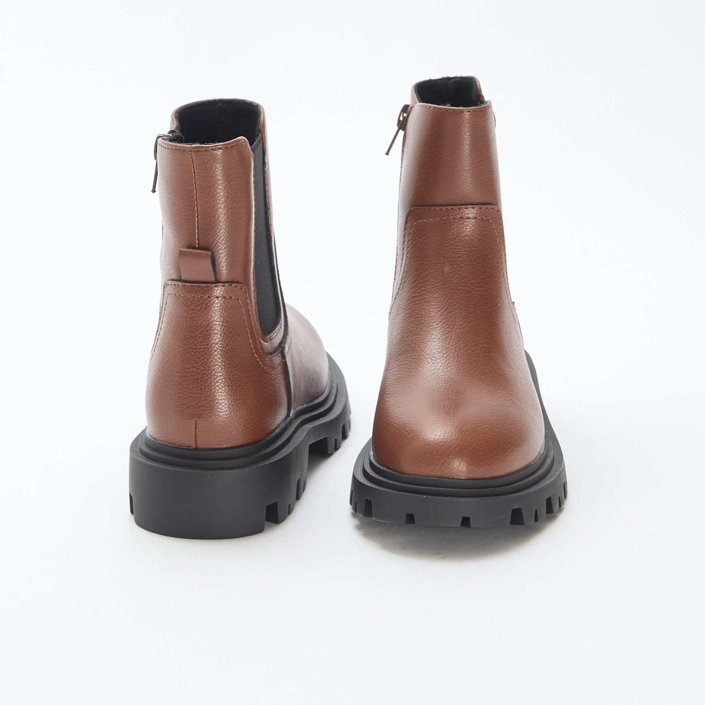 Botas altas ajustadas MARRON