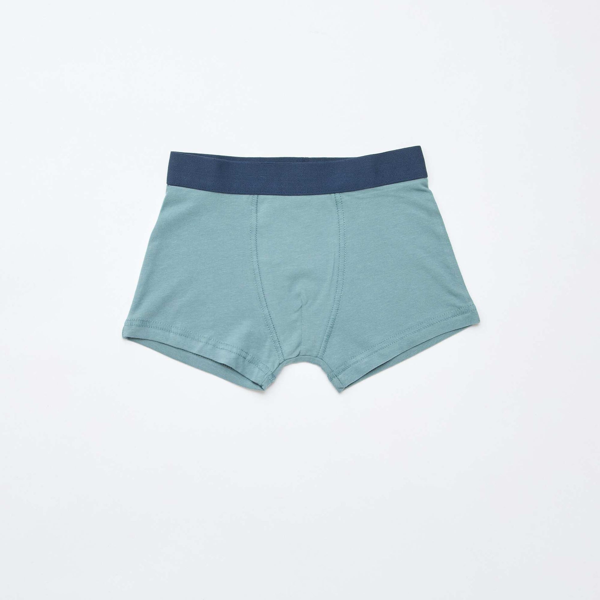 Pack de 5 boxers lisos y estampados GRIS