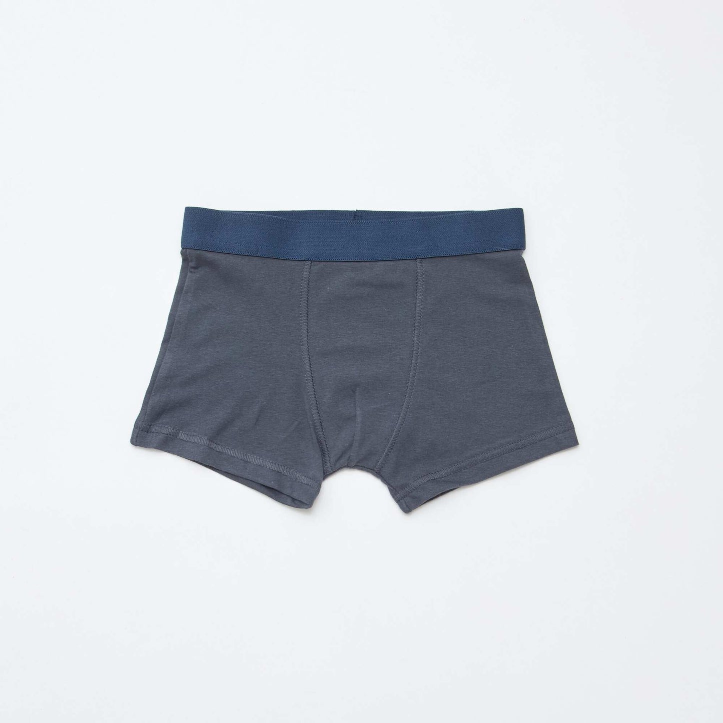Pack de 5 boxers lisos y estampados GRIS