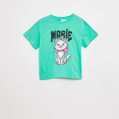 Camiseta 'Marie' 'Disney' de manga corta VERDE