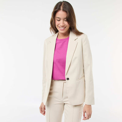 Chaqueta sastre de manga larga BEIGE