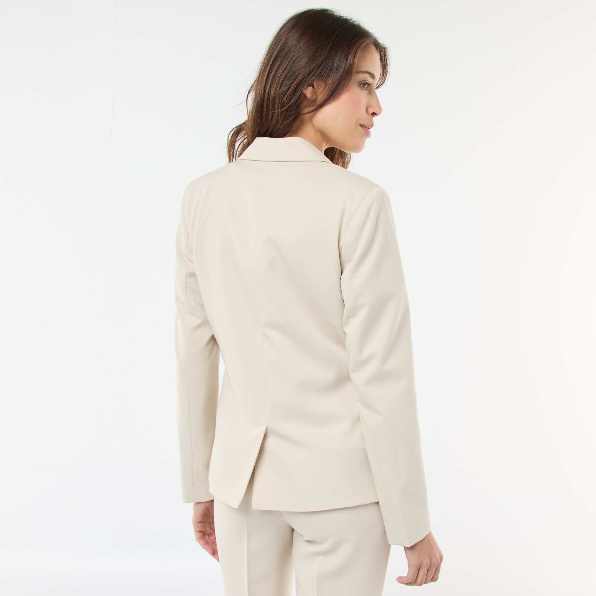 Chaqueta sastre de manga larga BEIGE