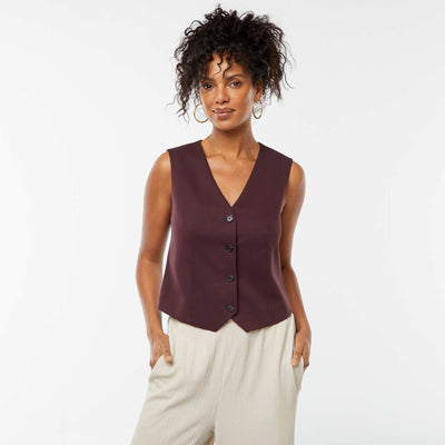 Chaleco de traje PURPURA