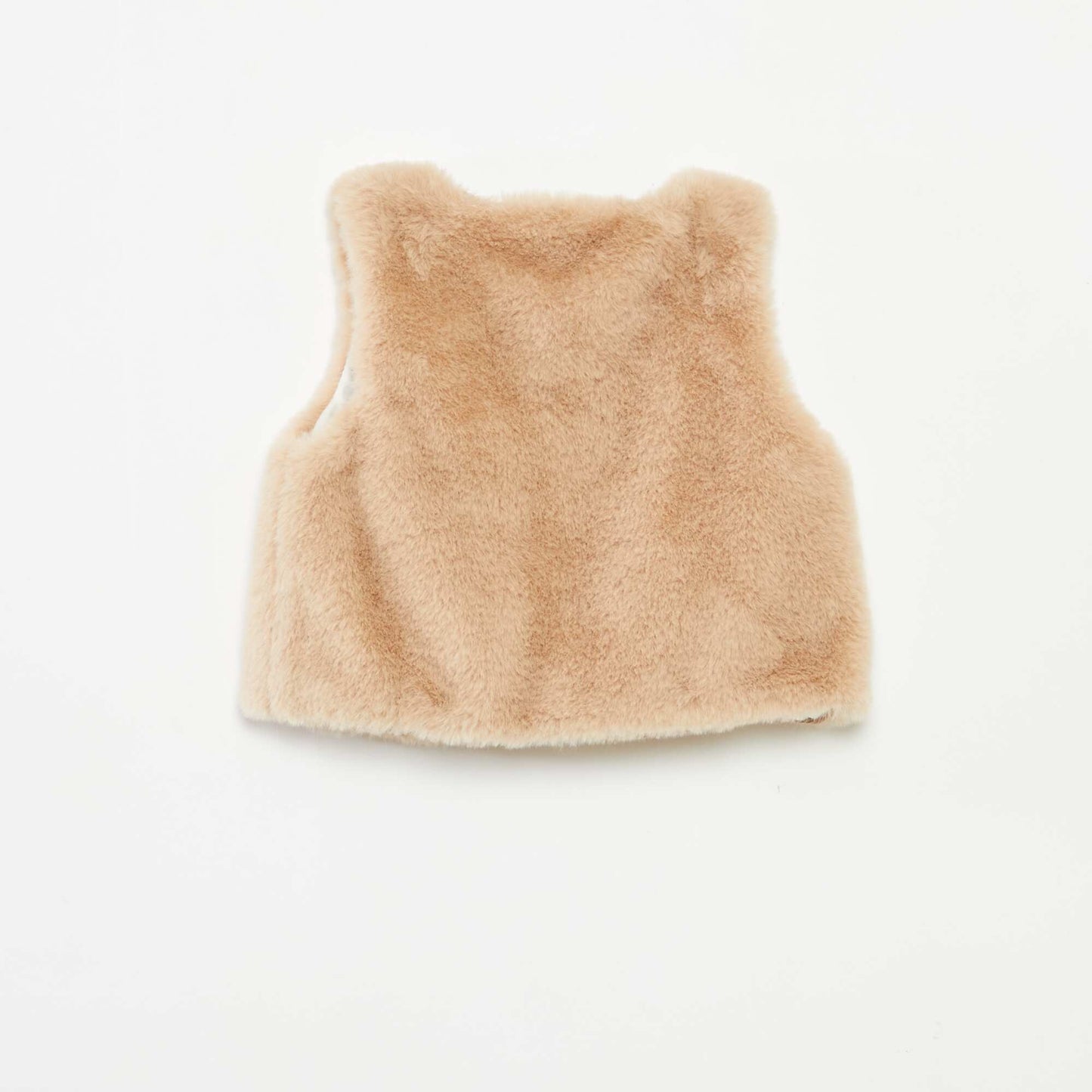 Chaleco de pelo sintético BEIGE
